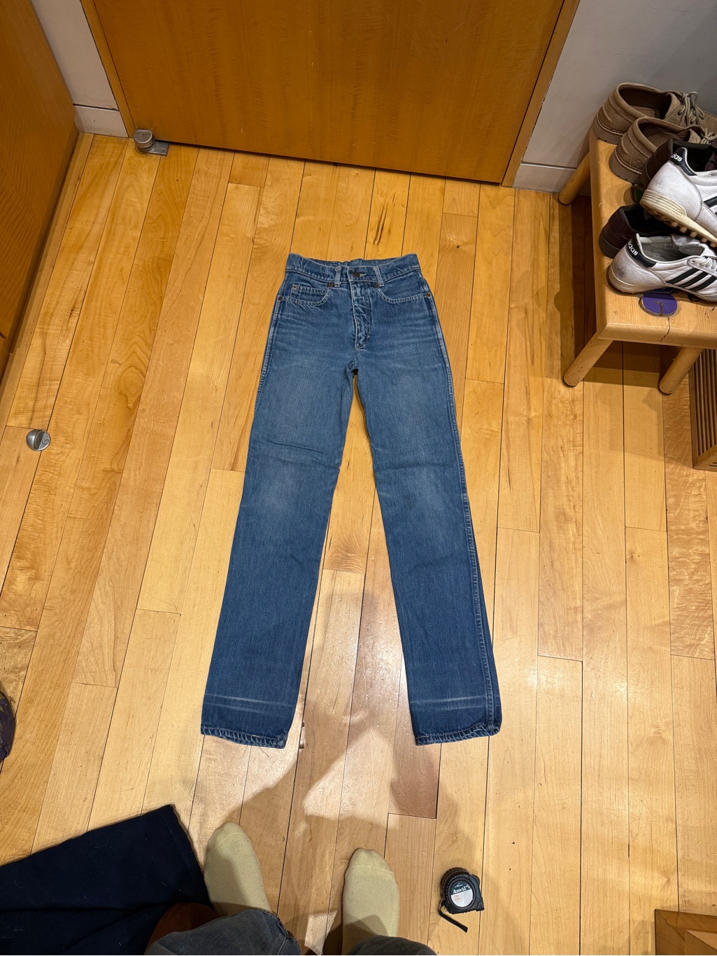 1970s Vintage Fiorucci Straight Leg Jeans